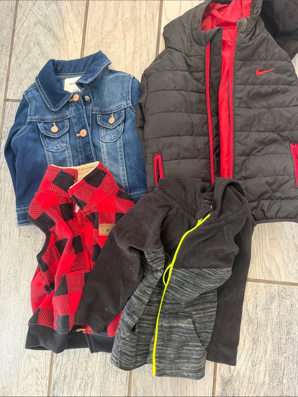 Lot of 18 month boys jackets fall through winter